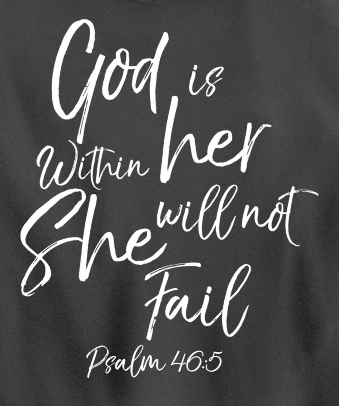God is Within Her Christian Woman Bible Verse Proverbs Jesus Pullover Hoodie