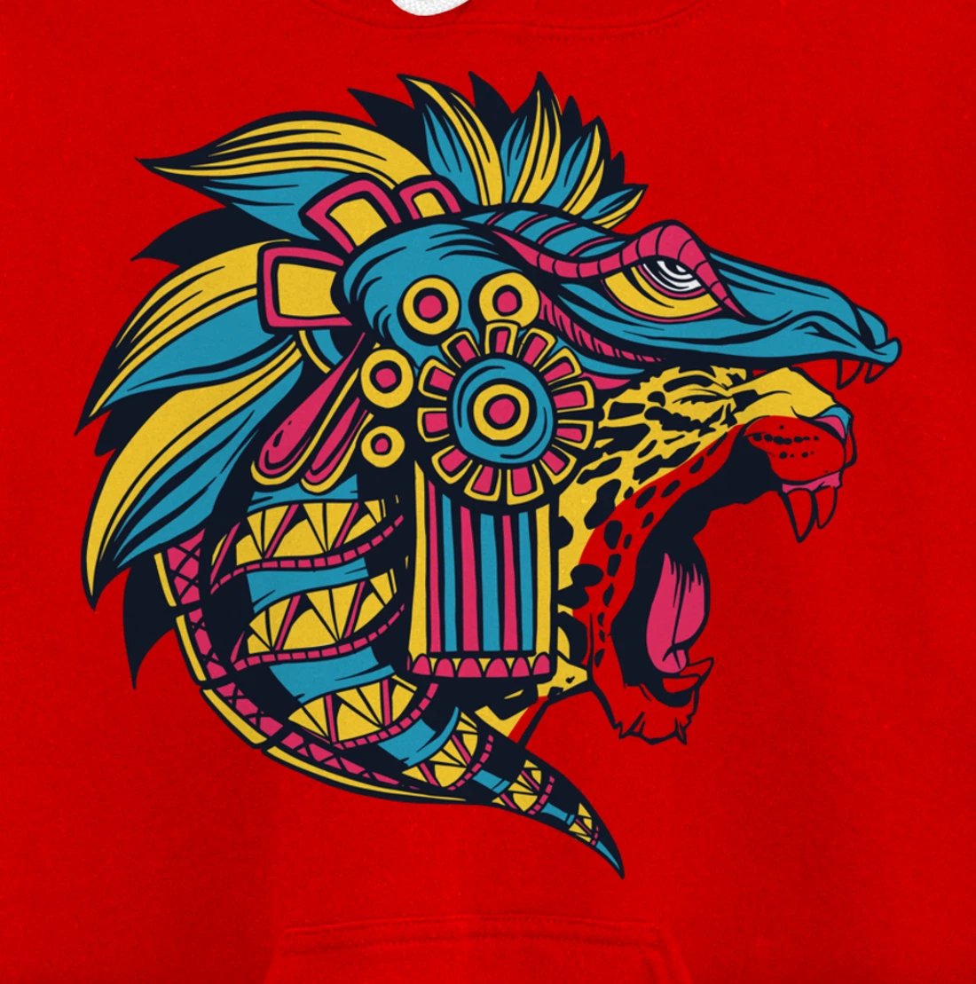 Quetzalcoatl Aztec Feathered Serpent God Of Sun And Wind Pullover Hoodie