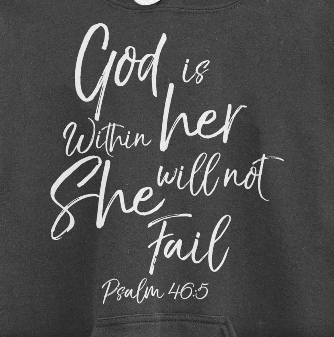 God is Within Her Christian Woman Bible Verse Proverbs Jesus Pullover Hoodie