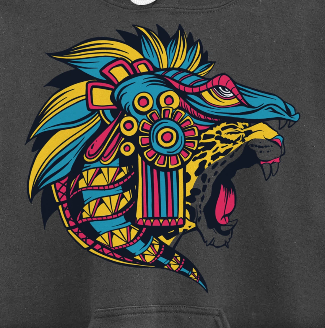 Quetzalcoatl Aztec Feathered Serpent God Of Sun And Wind Pullover Hoodie