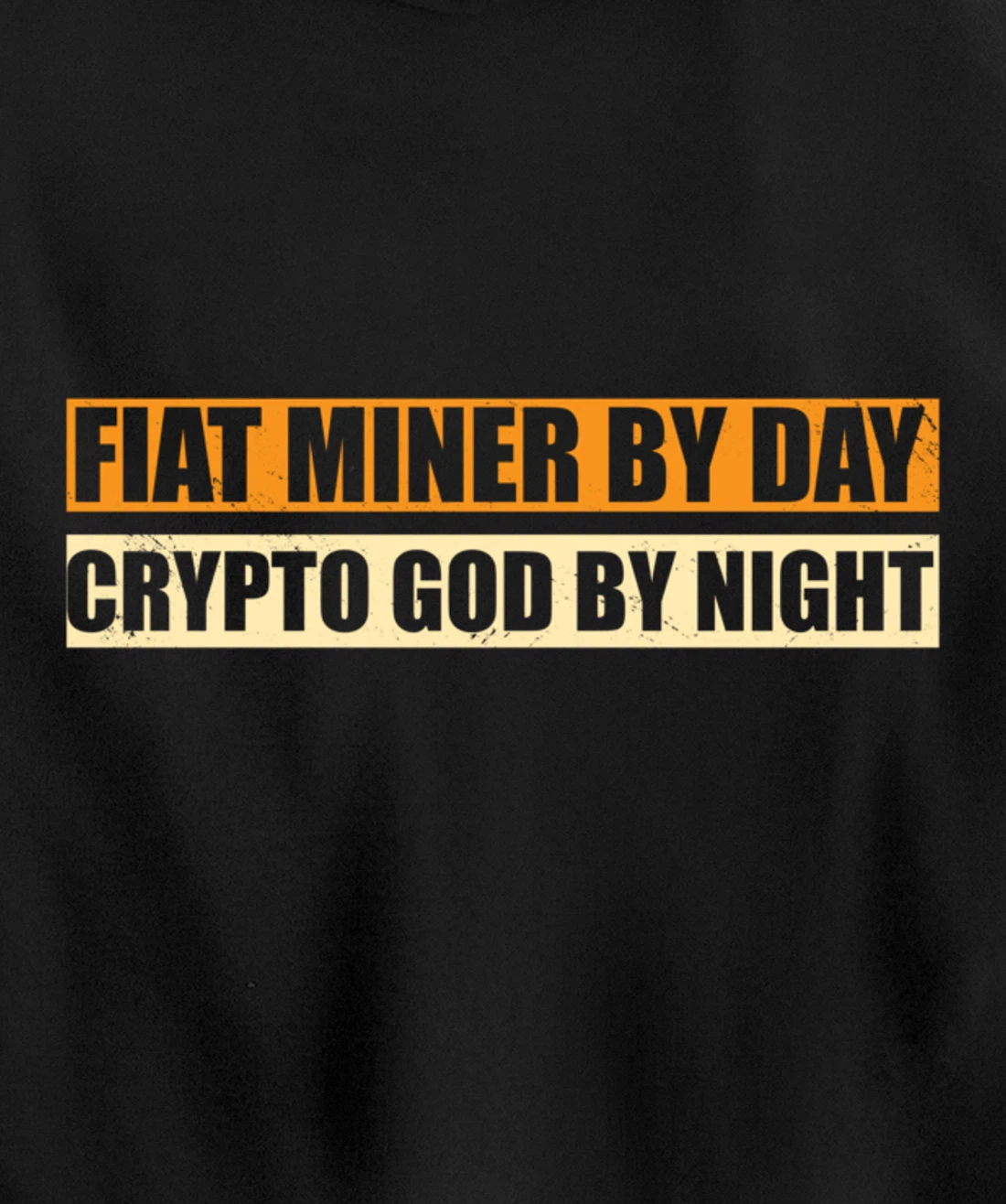 Miner By Day Crypto God By Night Funny Crypto Mining Pullover Hoodie