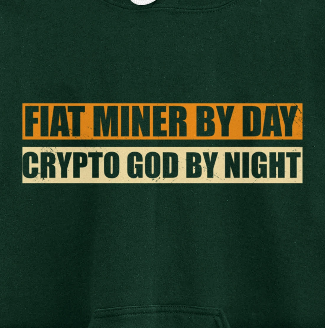 Miner By Day Crypto God By Night Funny Crypto Mining Pullover Hoodie
