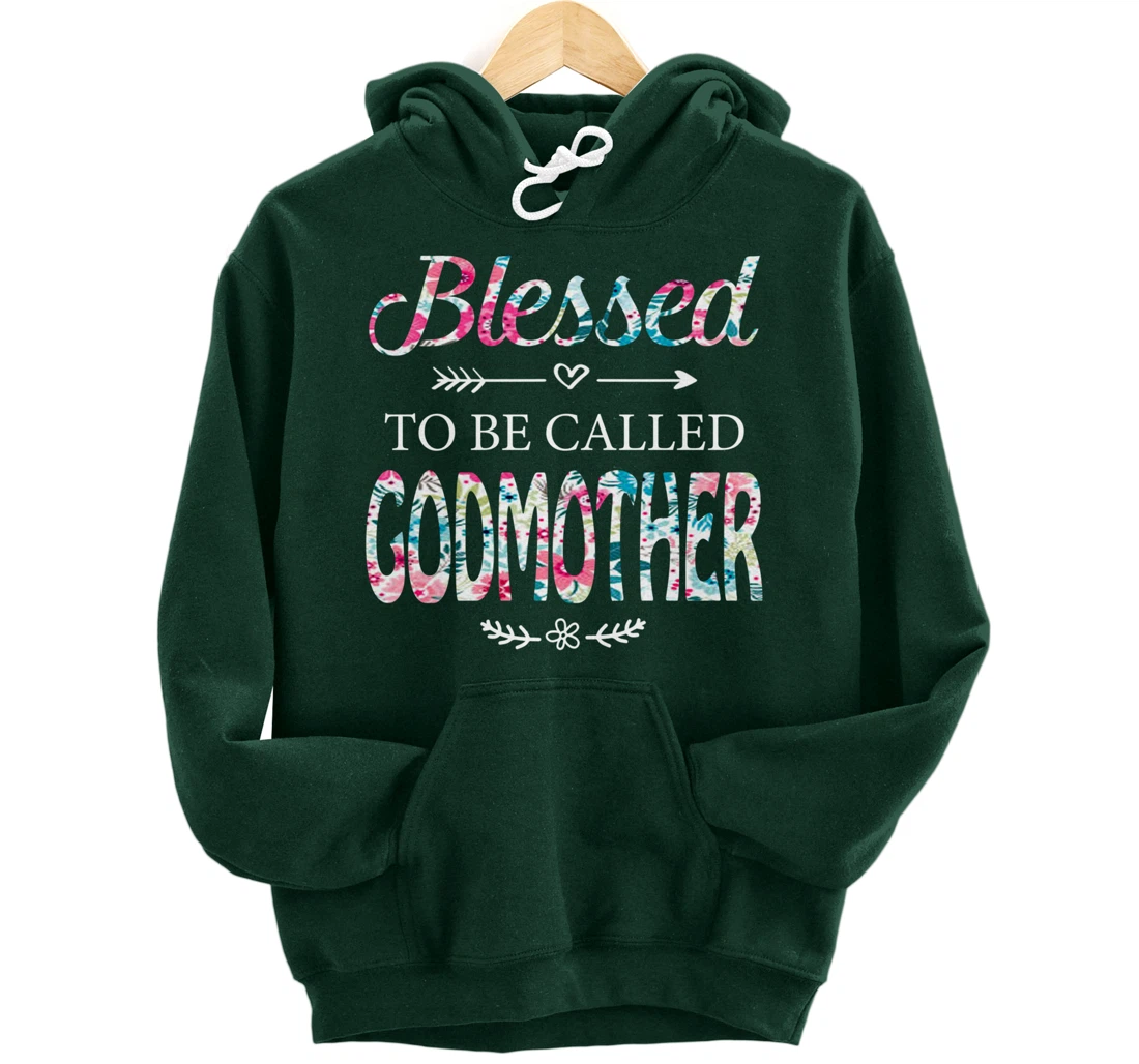 Womens Blessed To Be Called GODMOTHER Gift for GODMOTHER Pullover Hoodie