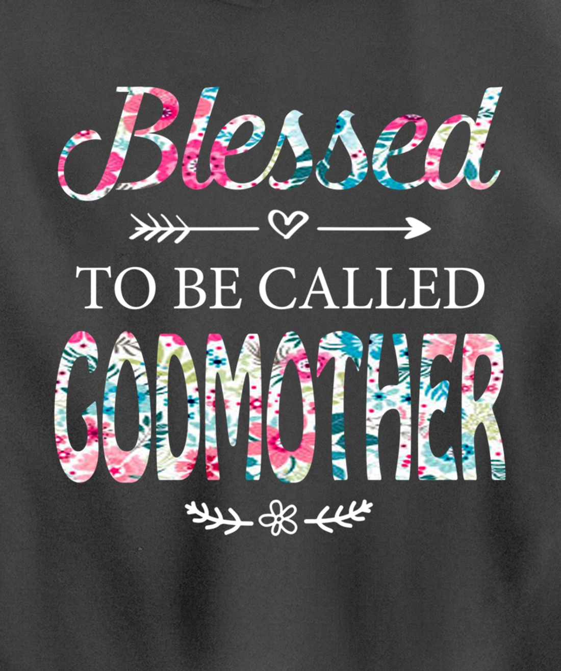 Womens Blessed To Be Called GODMOTHER Gift for GODMOTHER Pullover Hoodie