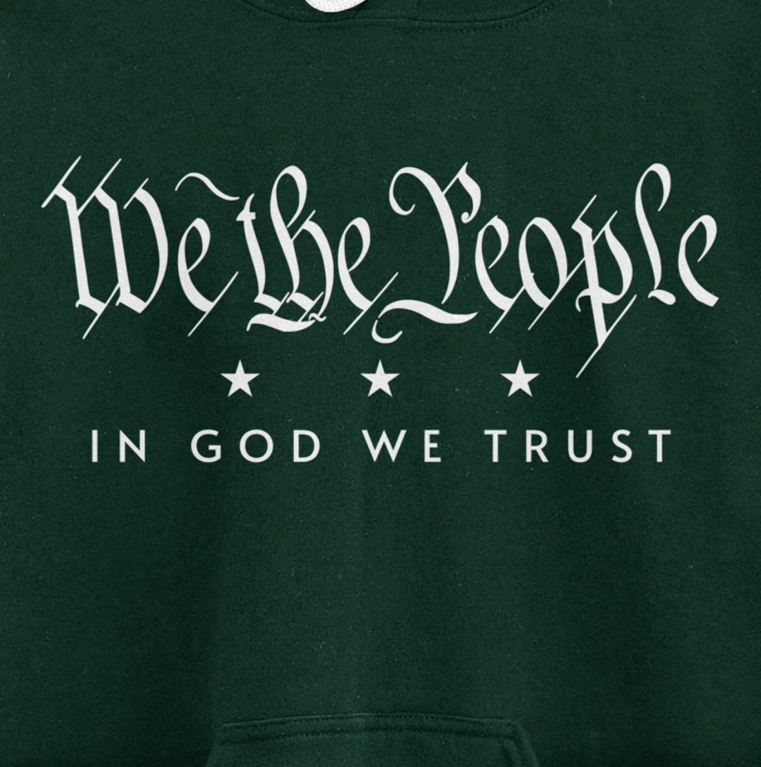 WE THE PEOPLE IN GOD WE TRUST USA AMERICAN PATRIOT PRIDE Pullover Hoodie