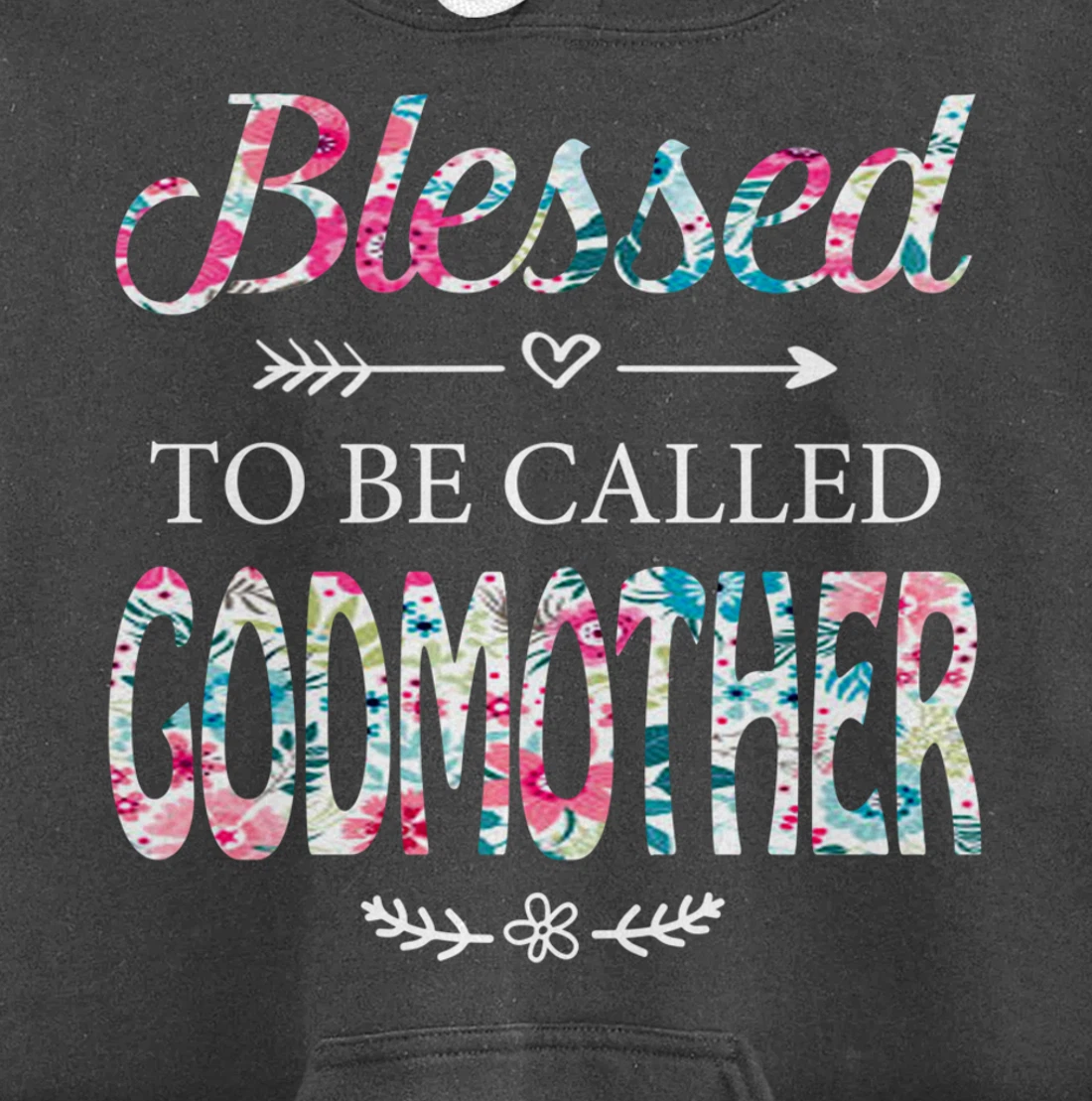 Womens Blessed To Be Called GODMOTHER Gift for GODMOTHER Pullover Hoodie