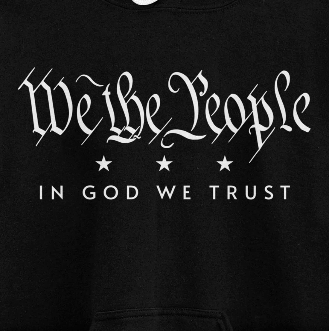 WE THE PEOPLE IN GOD WE TRUST USA AMERICAN PATRIOT PRIDE Pullover Hoodie
