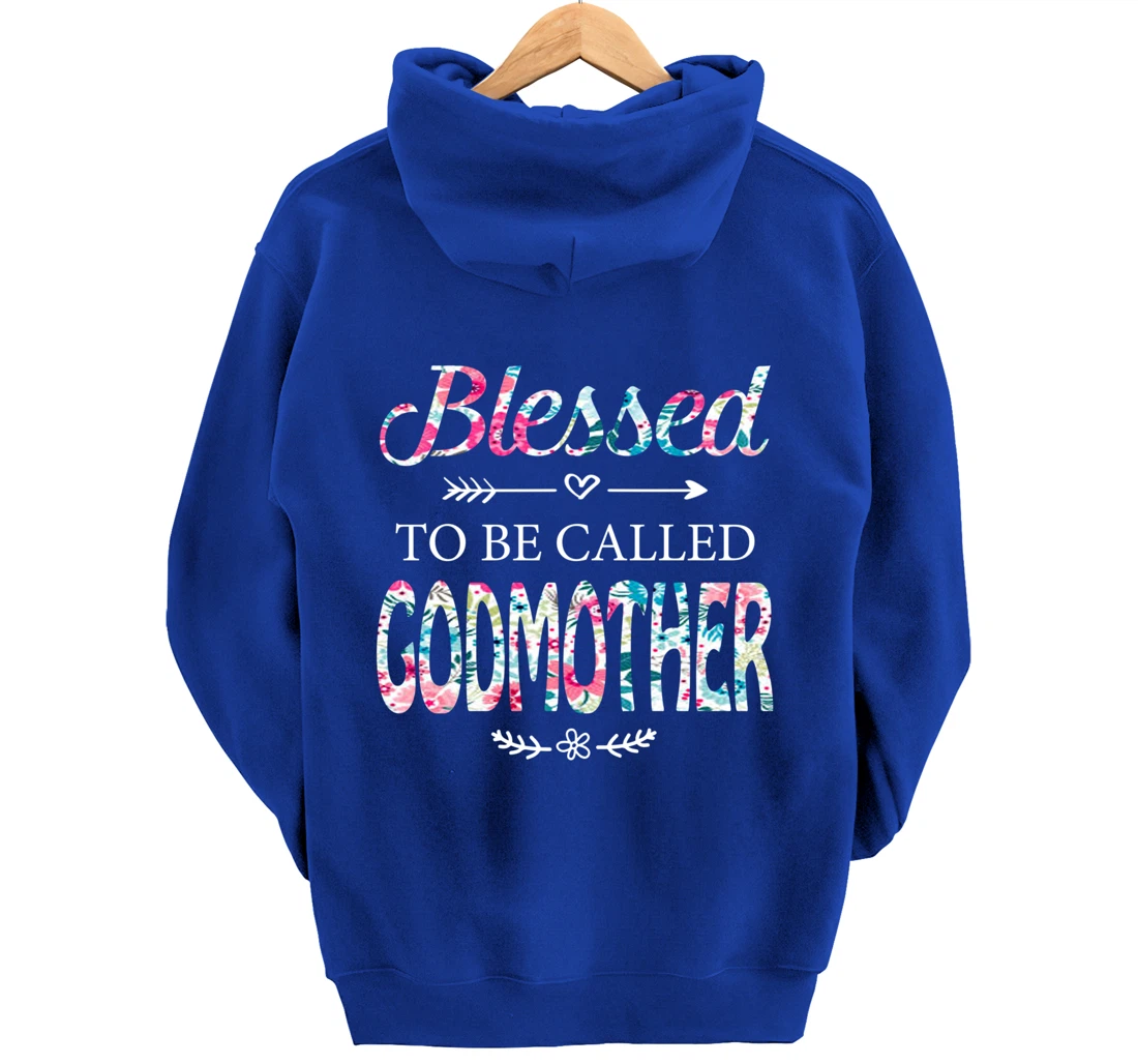 Womens Blessed To Be Called GODMOTHER Gift for GODMOTHER Pullover Hoodie