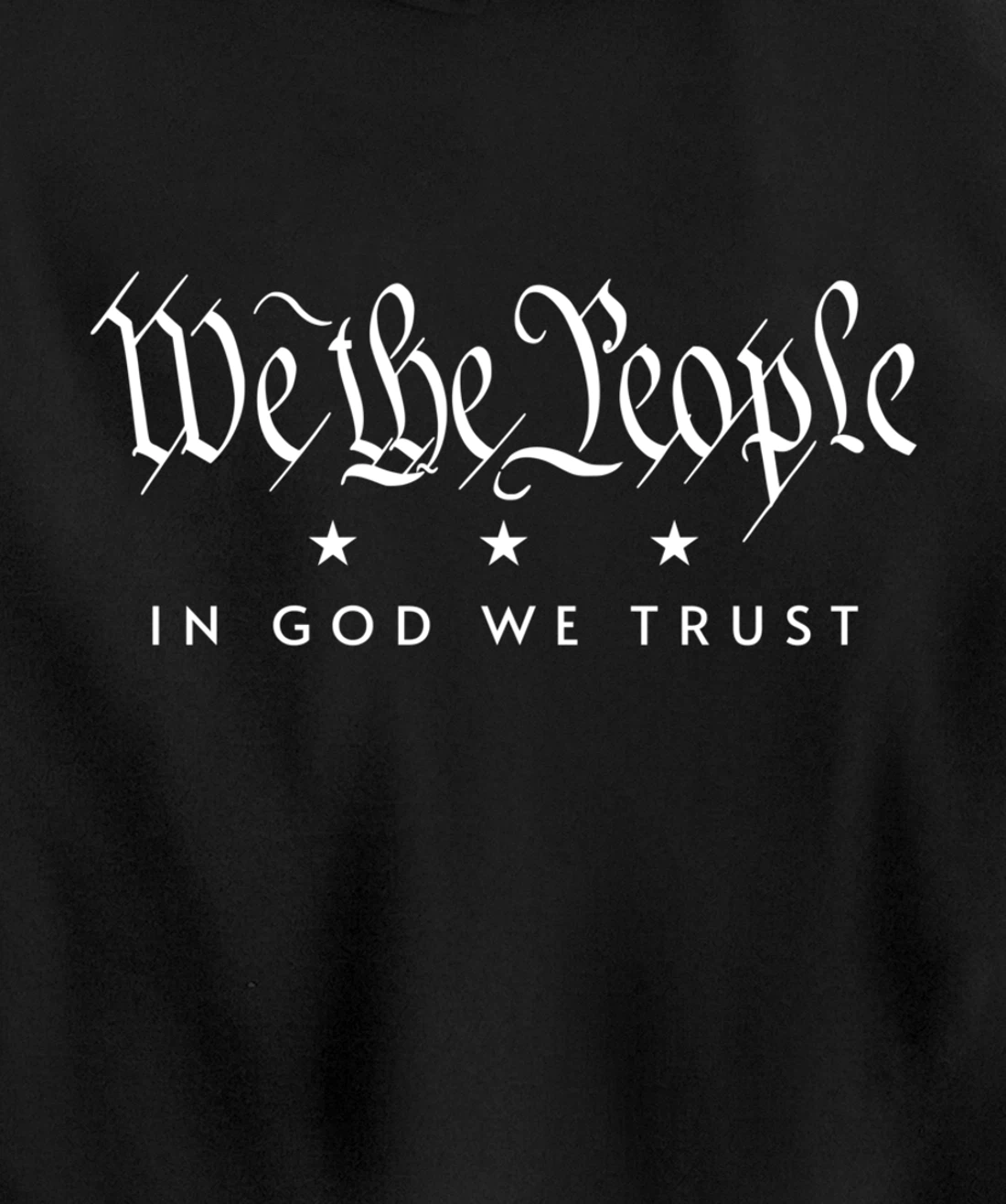 WE THE PEOPLE IN GOD WE TRUST USA AMERICAN PATRIOT PRIDE Pullover Hoodie
