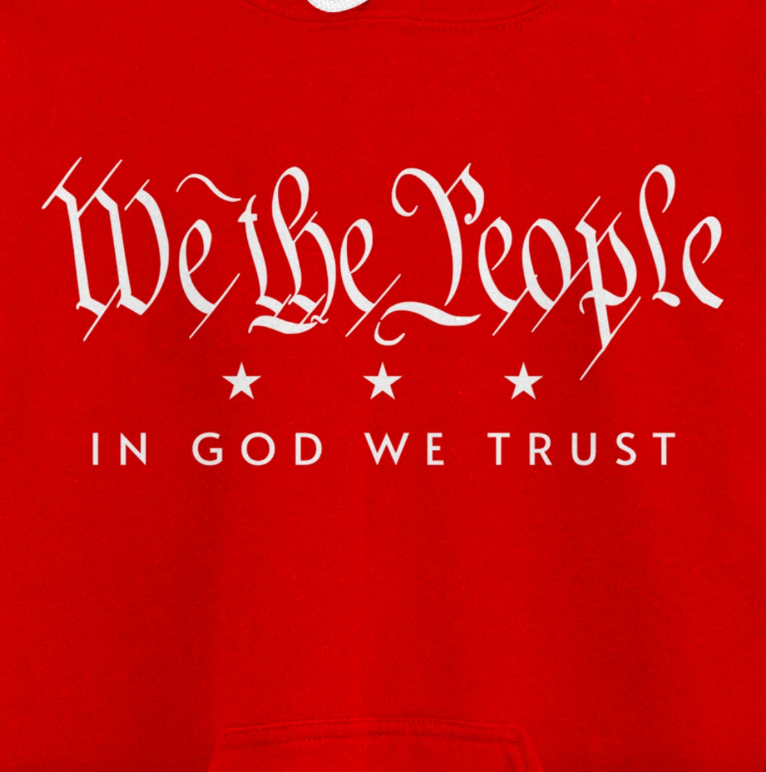 WE THE PEOPLE IN GOD WE TRUST USA AMERICAN PATRIOT PRIDE Pullover Hoodie