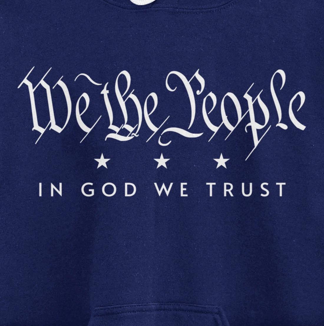 WE THE PEOPLE IN GOD WE TRUST USA AMERICAN PATRIOT PRIDE Pullover Hoodie