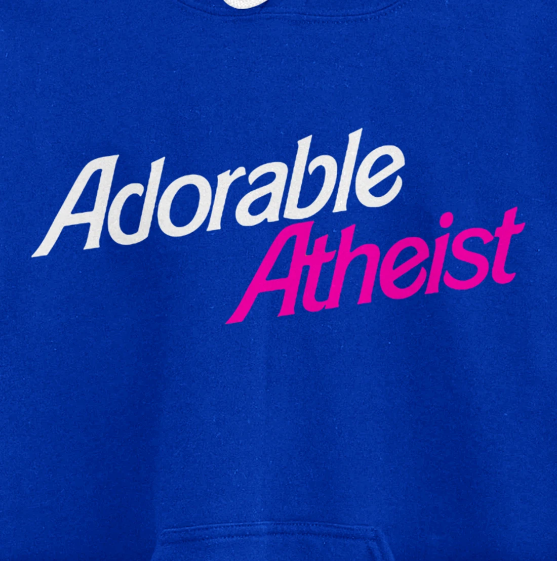 Womens Atheist Humor Atheism Quote Anti God Adorable Atheist Pullover Hoodie