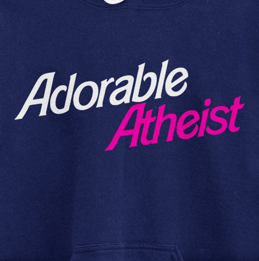Womens Atheist Humor Atheism Quote Anti God Adorable Atheist Pullover Hoodie