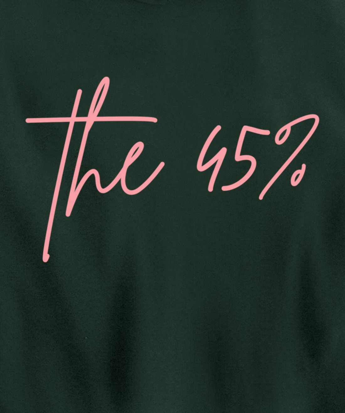 The 45 Percent Women Against Trump Pullover Hoodie