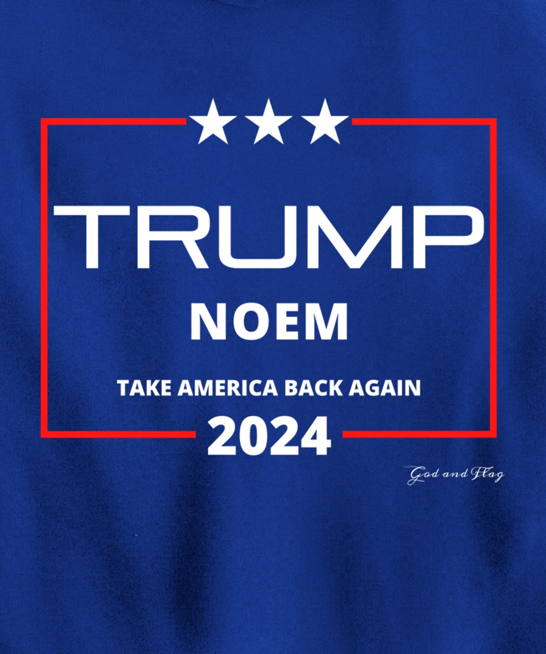 DONALD TRUMP KRISTI NOEM 2024 TAKE AMERICA BACK AGAIN USA Pullover Hoodie