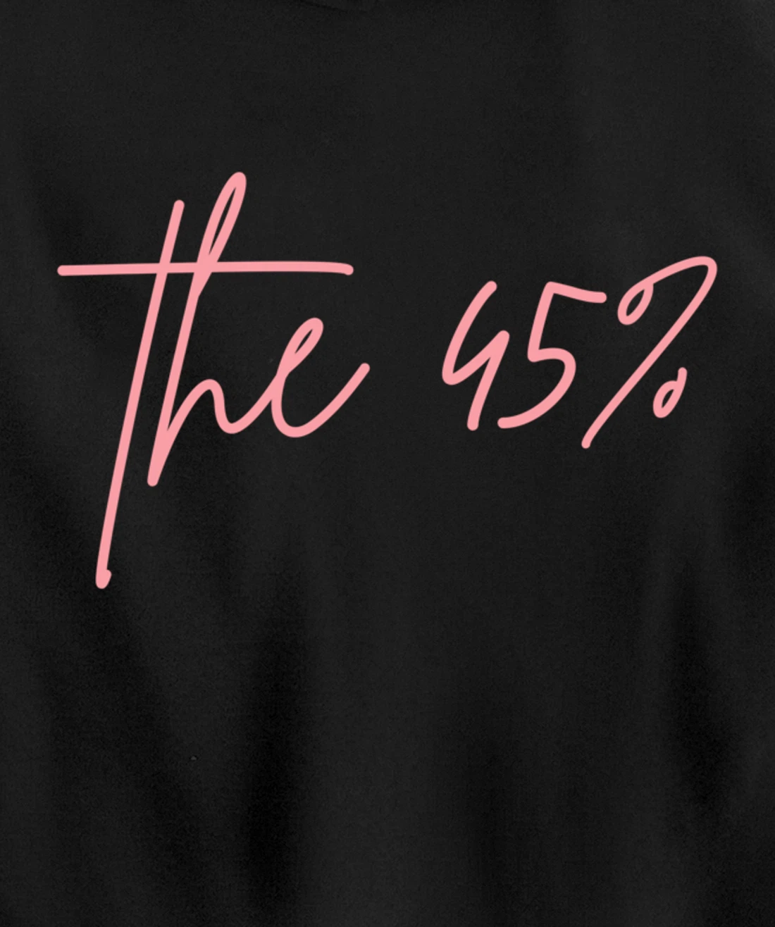 The 45 Percent Women Against Trump Pullover Hoodie