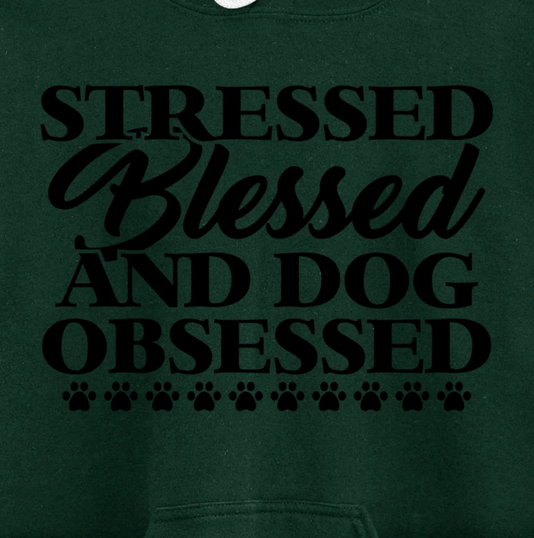 Stressed blessed and god obsessed cutest design Pullover Hoodie