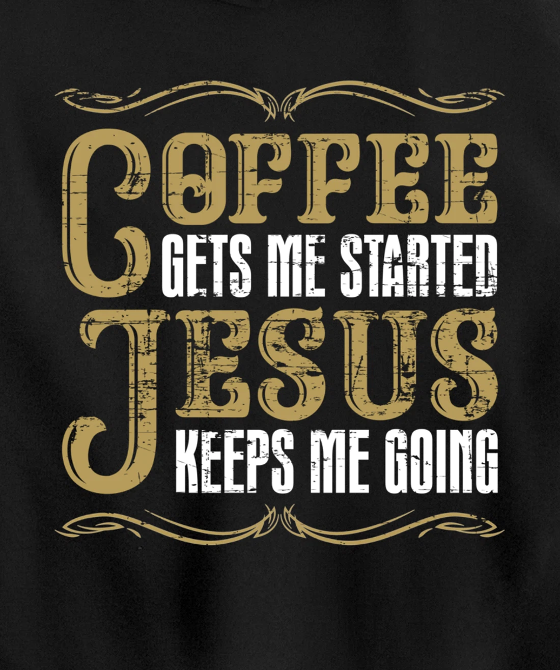 Christian Coffee Lover Jesus Christ Devotee God Savior Jesus Pullover Hoodie