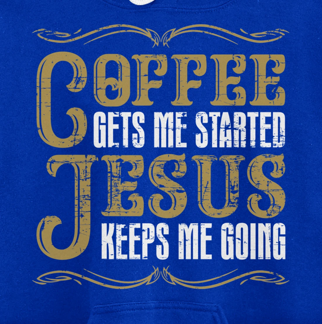 Christian Coffee Lover Jesus Christ Devotee God Savior Jesus Pullover Hoodie