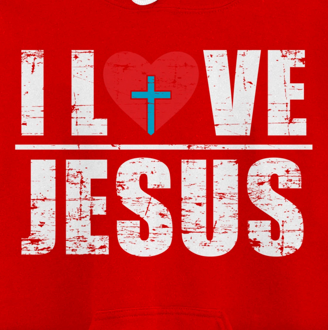 Heart Cross Faith Christianity God Savior Prayer Lord Jesus Pullover Hoodie