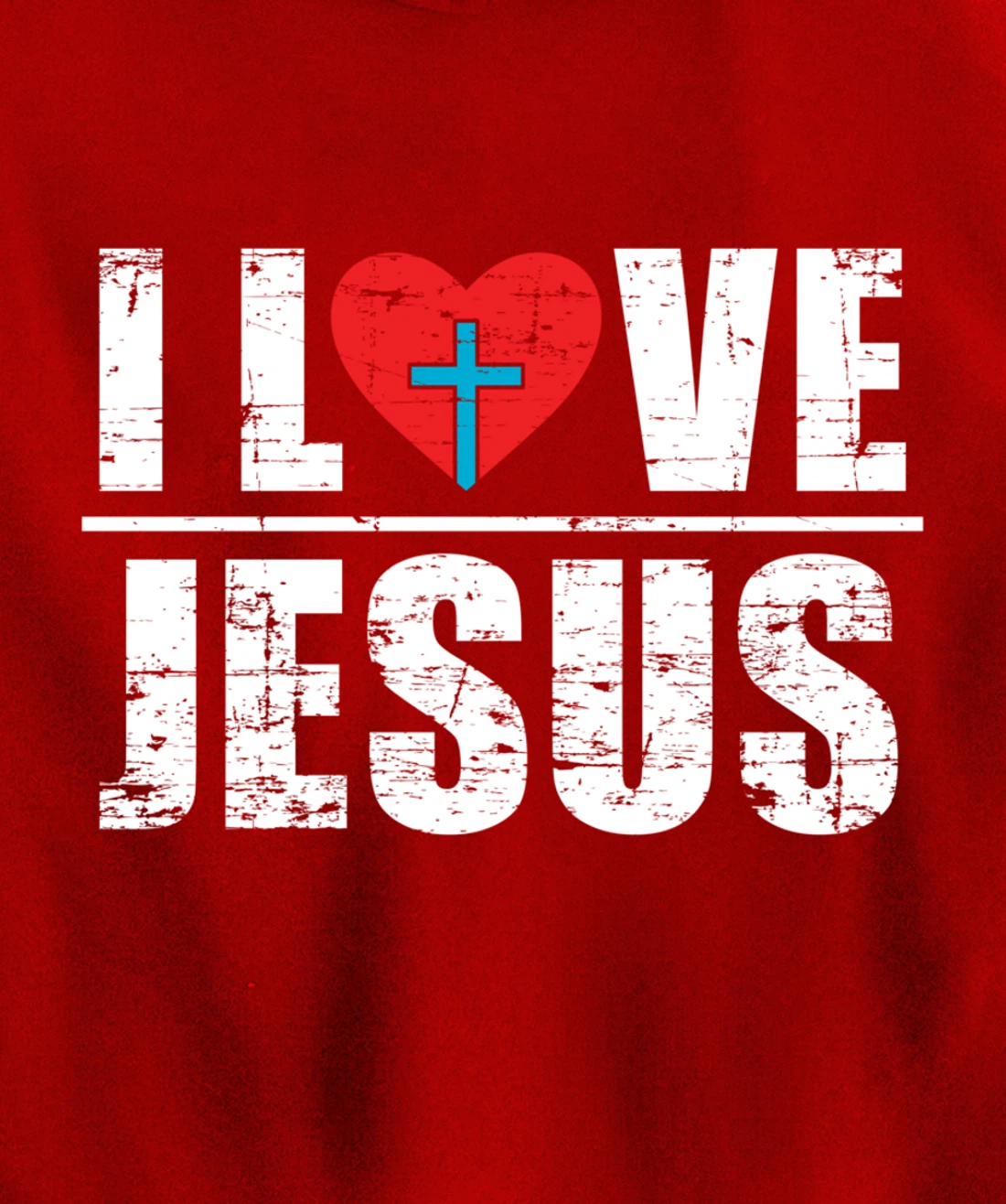 Heart Cross Faith Christianity God Savior Prayer Lord Jesus Pullover Hoodie