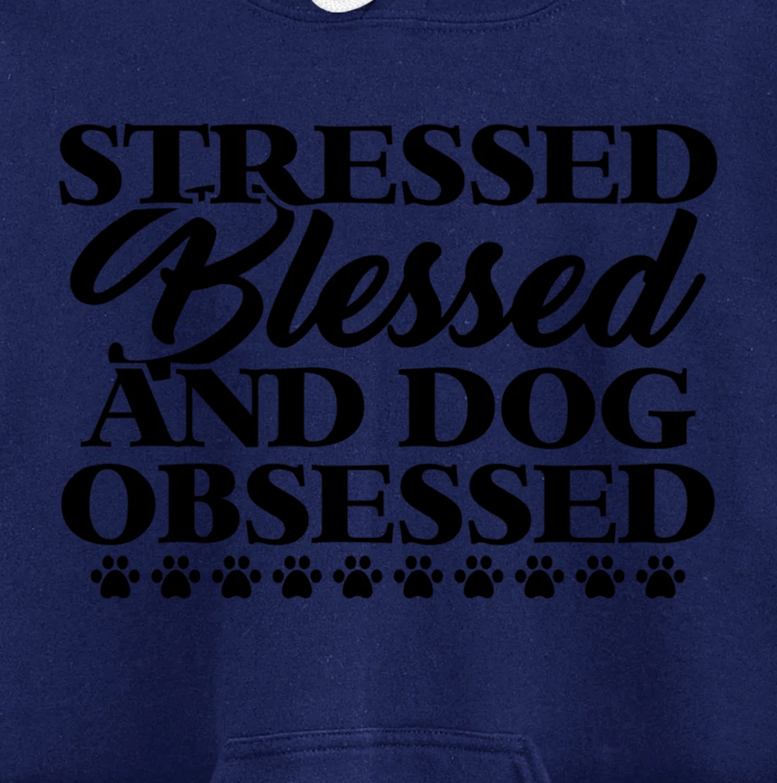 Stressed blessed and god obsessed cutest design Pullover Hoodie