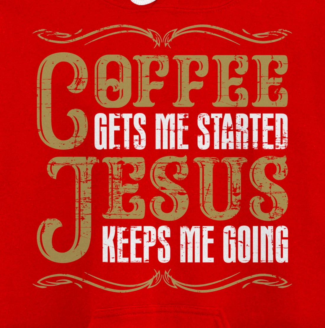 Christian Coffee Lover Jesus Christ Devotee God Savior Jesus Pullover Hoodie