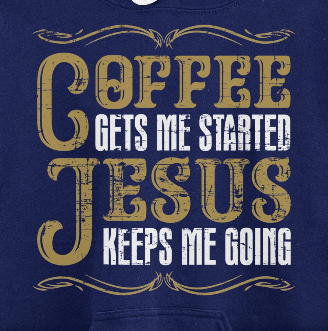 Christian Coffee Lover Jesus Christ Devotee God Savior Jesus Pullover Hoodie