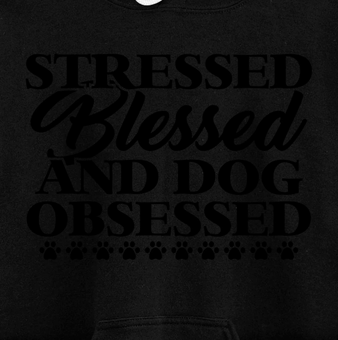 Stressed blessed and god obsessed cutest design Pullover Hoodie