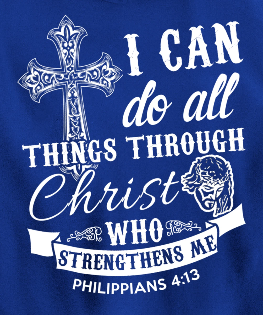 Christ Power Christian God Religious Pullover Hoodie