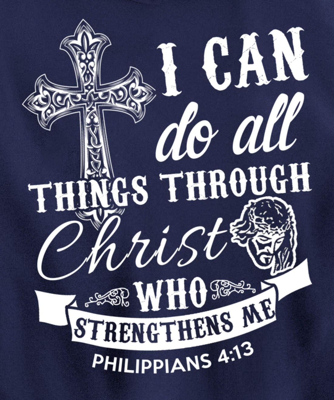 Christ Power Christian God Religious Pullover Hoodie