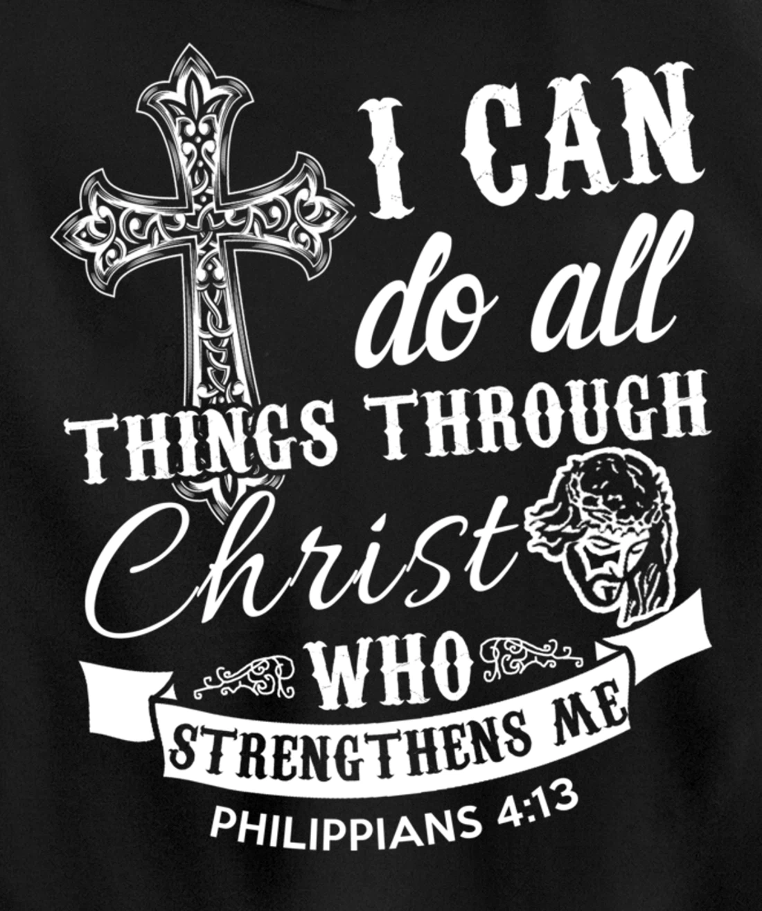 Christ Power Christian God Religious Pullover Hoodie