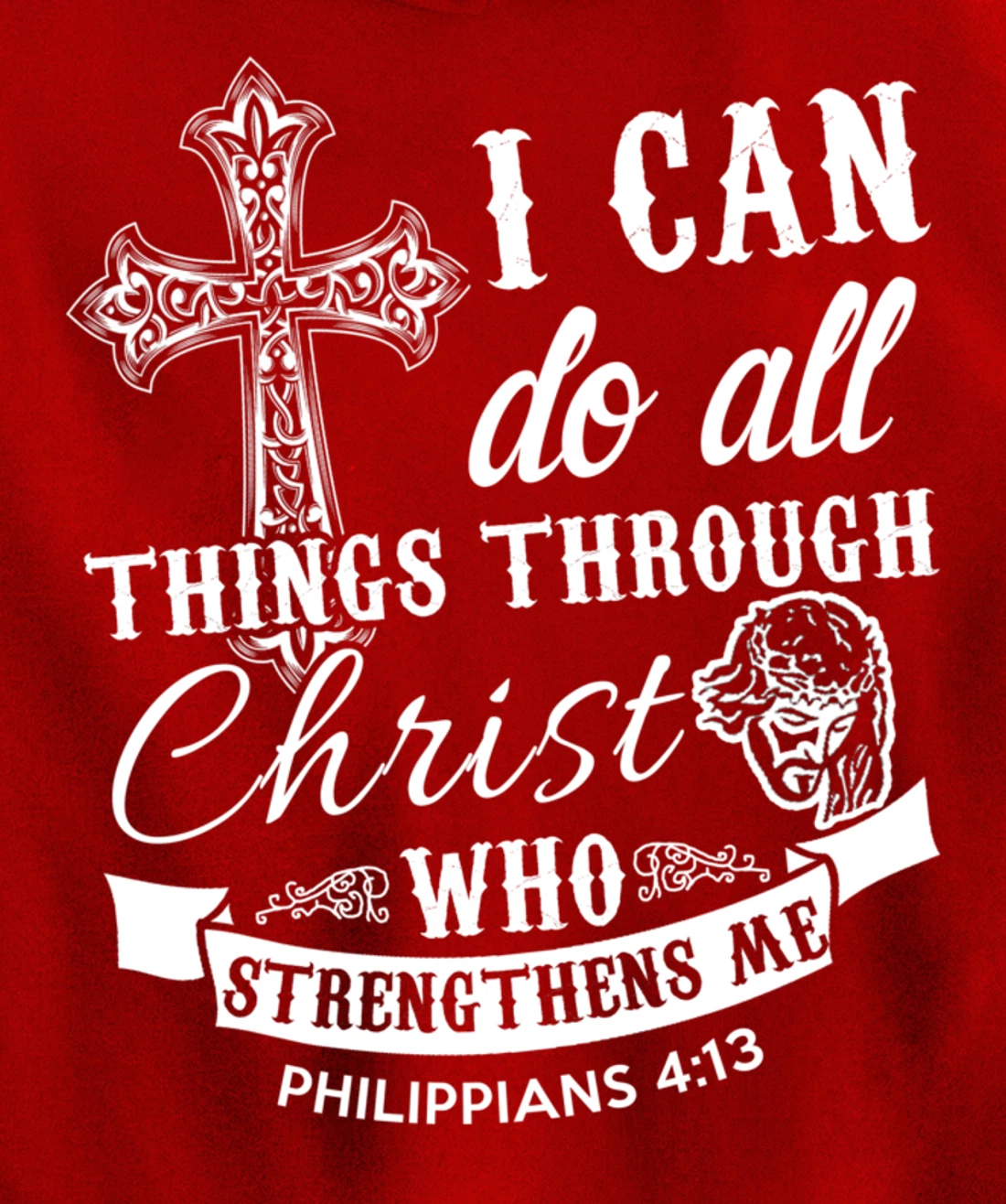 Christ Power Christian God Religious Pullover Hoodie