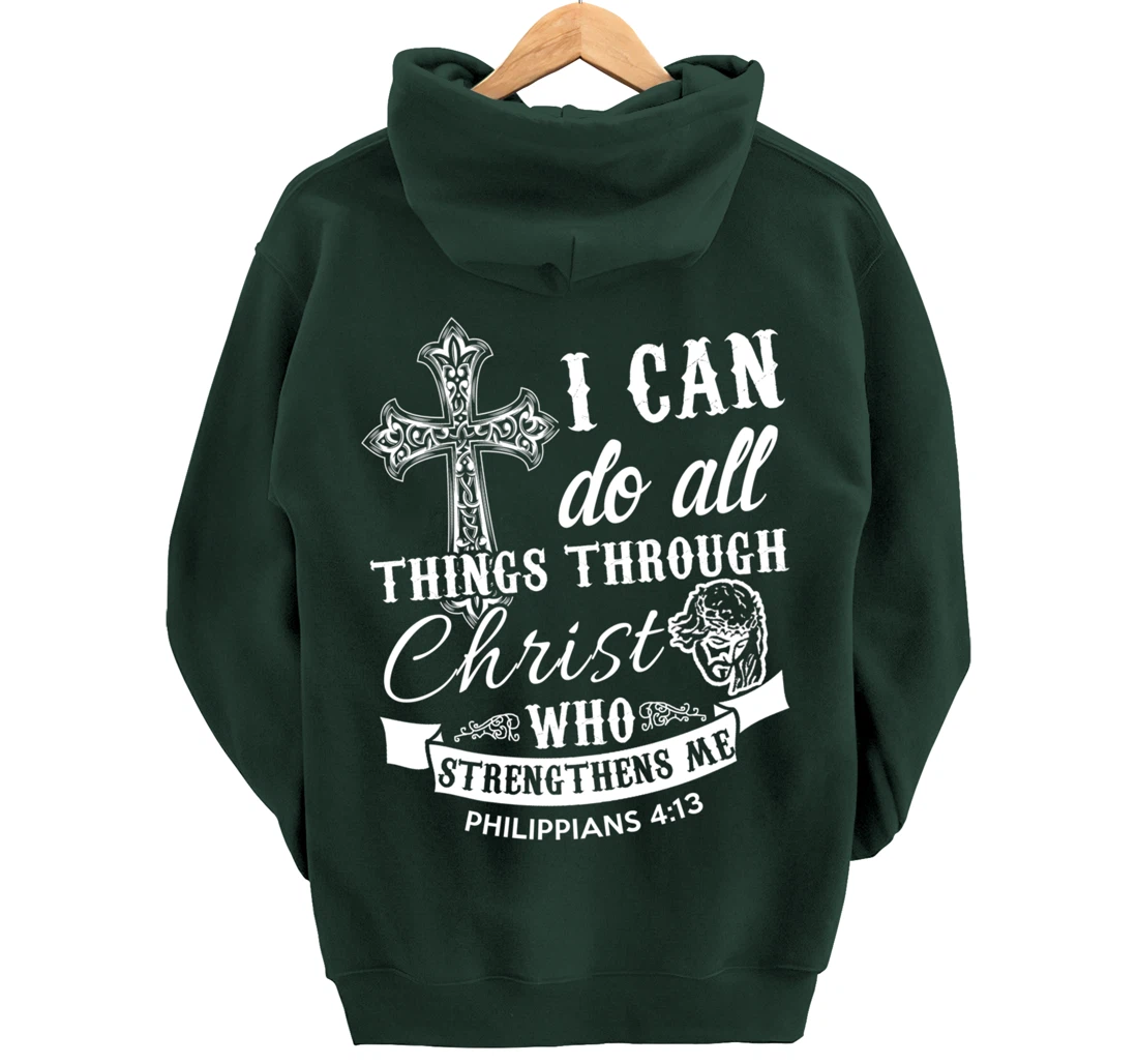 Christ Power Christian God Religious Pullover Hoodie