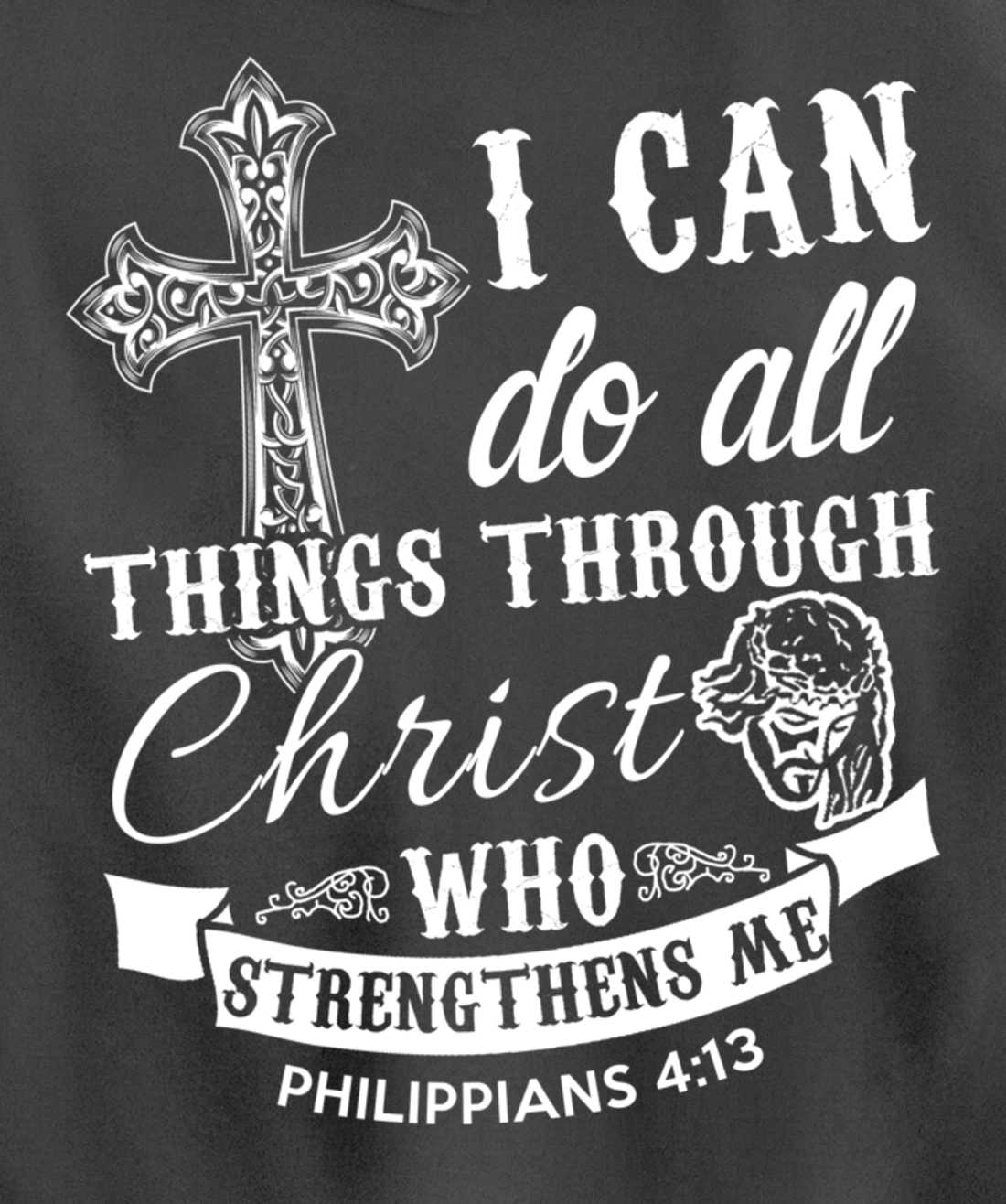 Christ Power Christian God Religious Pullover Hoodie