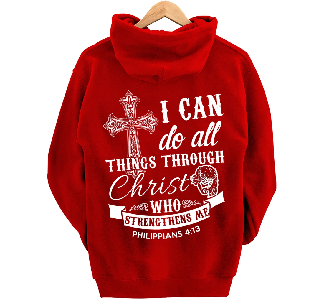 Christ Power Christian God Religious Pullover Hoodie