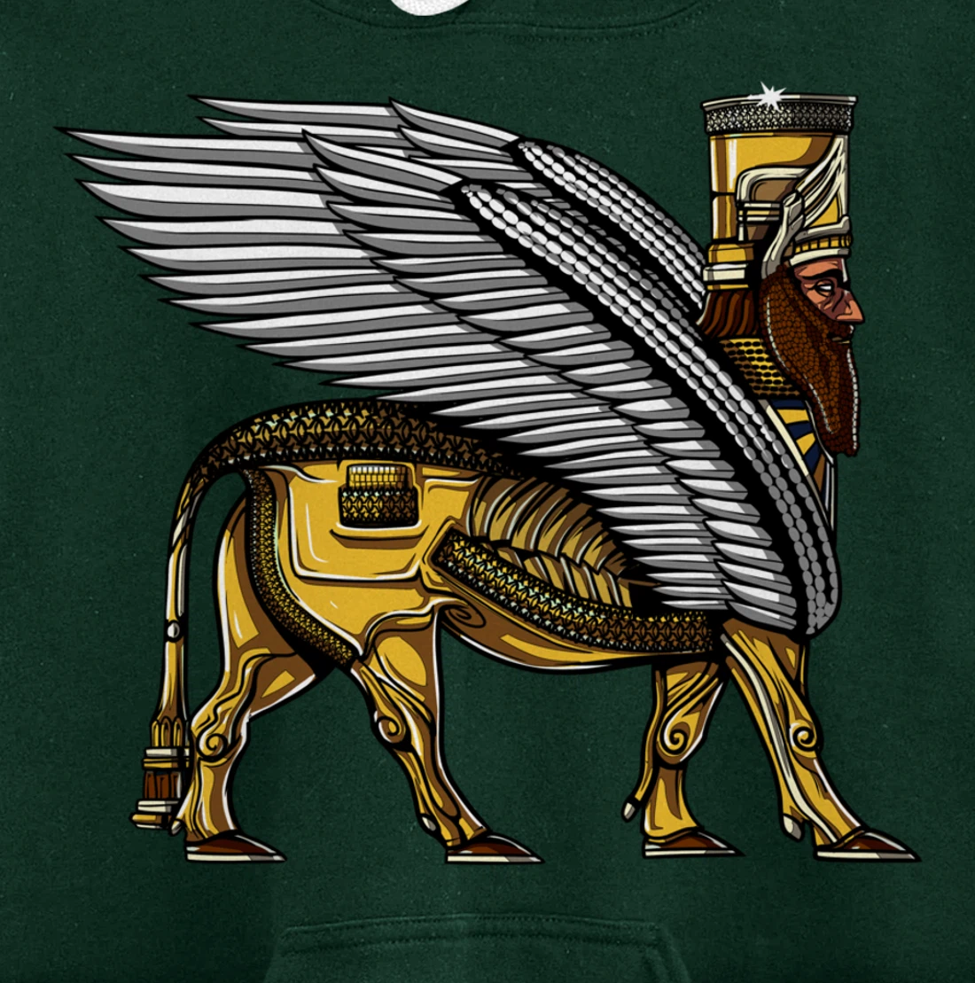 Anunnaki Alien Gods Ancient Sumerian Guardian Pullover Hoodie