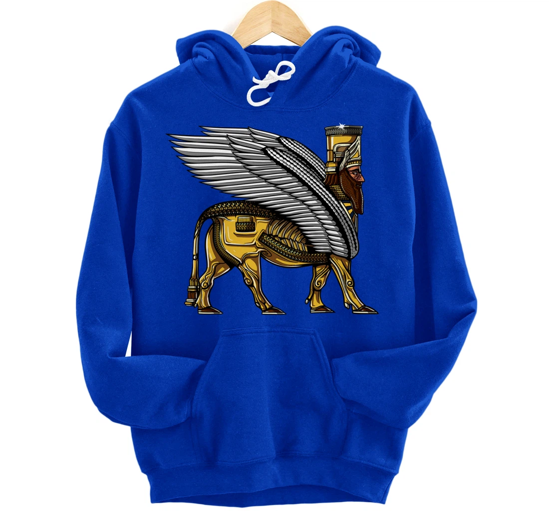 Anunnaki Alien Gods Ancient Sumerian Guardian Pullover Hoodie