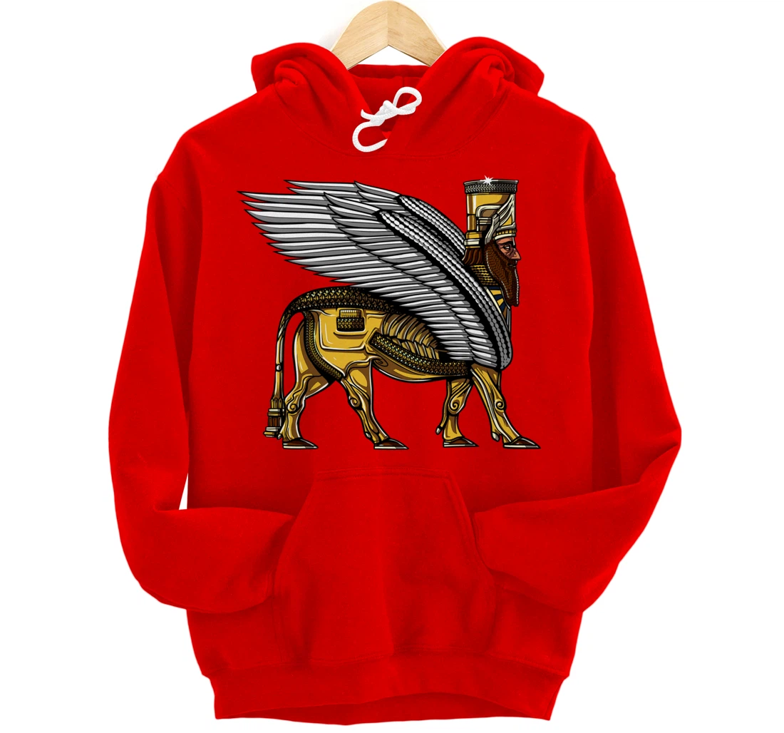 Anunnaki Alien Gods Ancient Sumerian Guardian Pullover Hoodie
