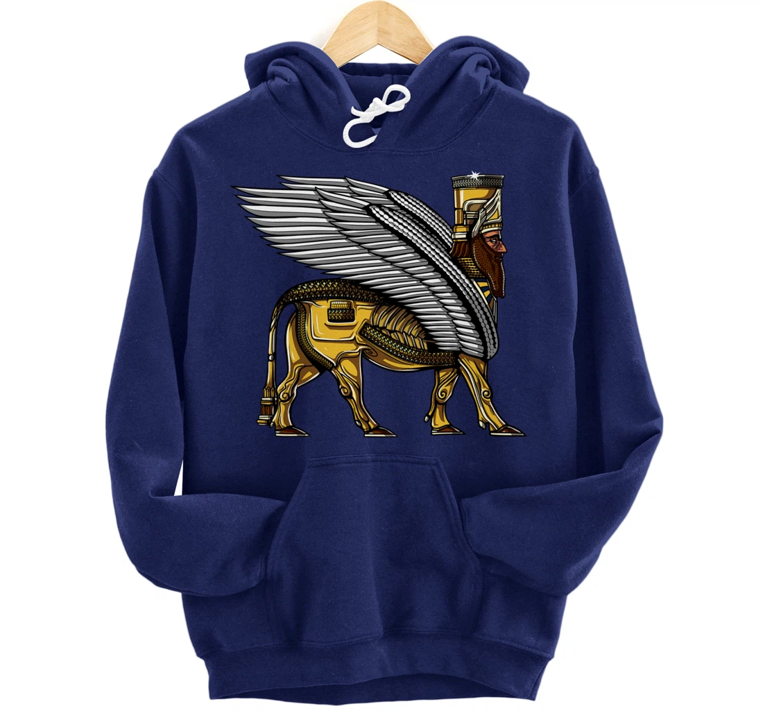 Anunnaki Alien Gods Ancient Sumerian Guardian Pullover Hoodie