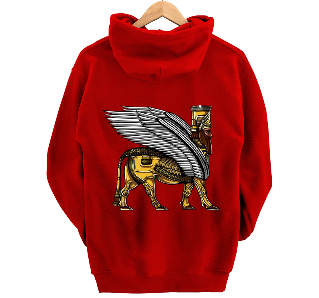 Anunnaki Alien Gods Ancient Sumerian Guardian Pullover Hoodie