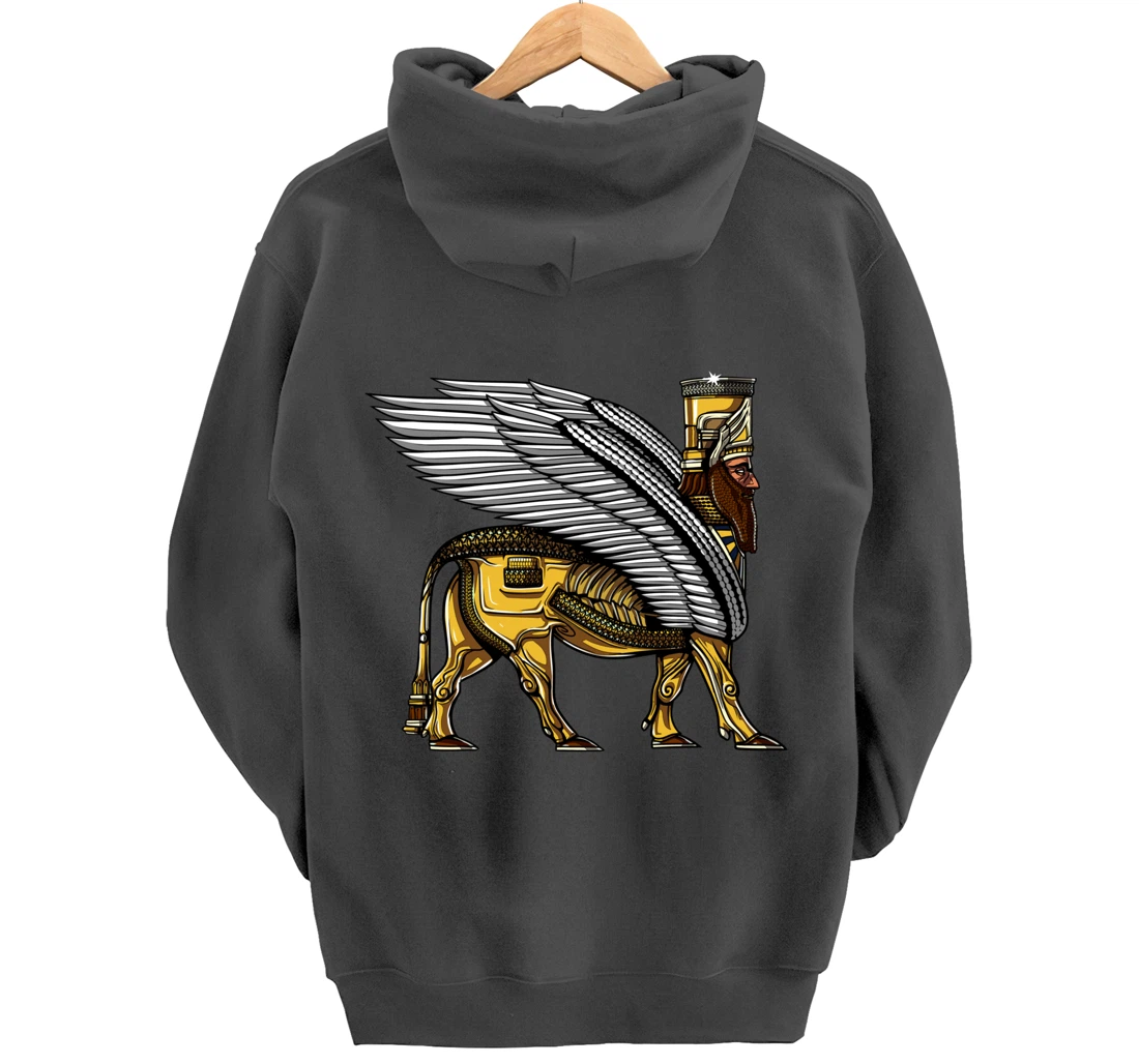 Anunnaki Alien Gods Ancient Sumerian Guardian Pullover Hoodie