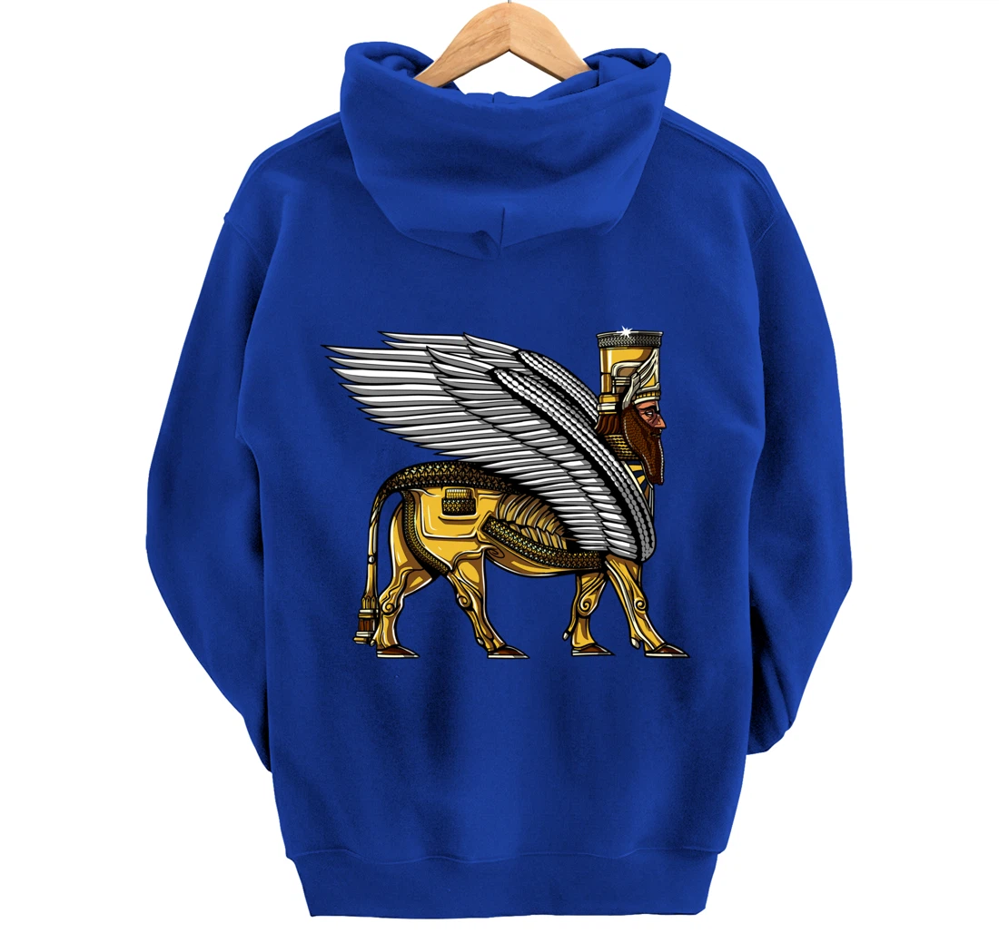 Anunnaki Alien Gods Ancient Sumerian Guardian Pullover Hoodie