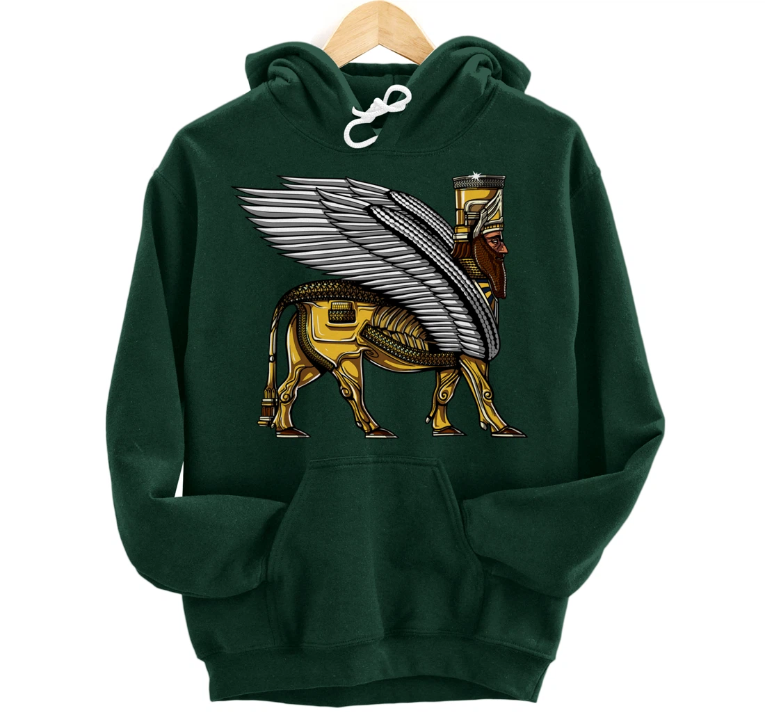 Anunnaki Alien Gods Ancient Sumerian Guardian Pullover Hoodie