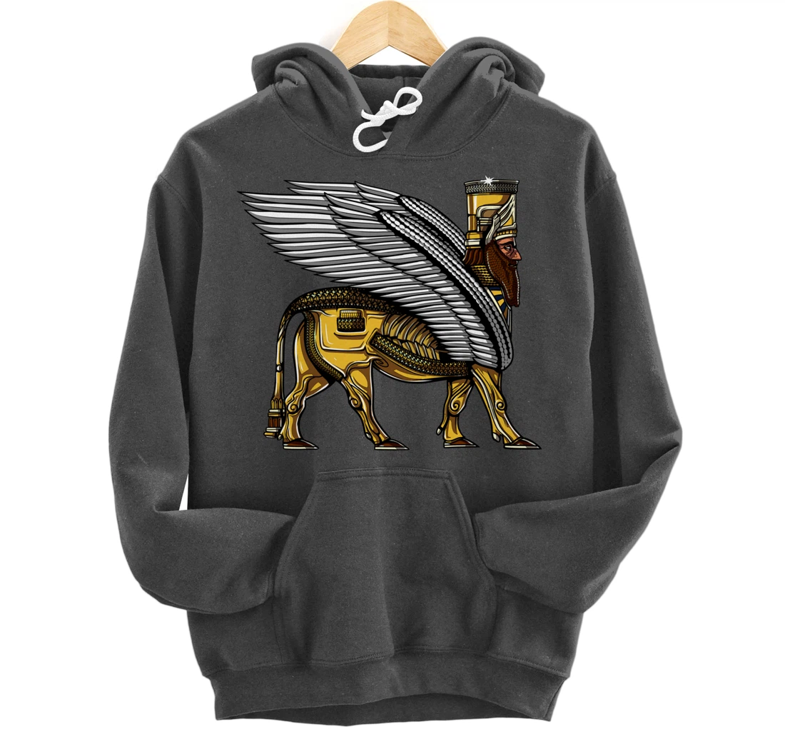 Anunnaki Alien Gods Ancient Sumerian Guardian Pullover Hoodie
