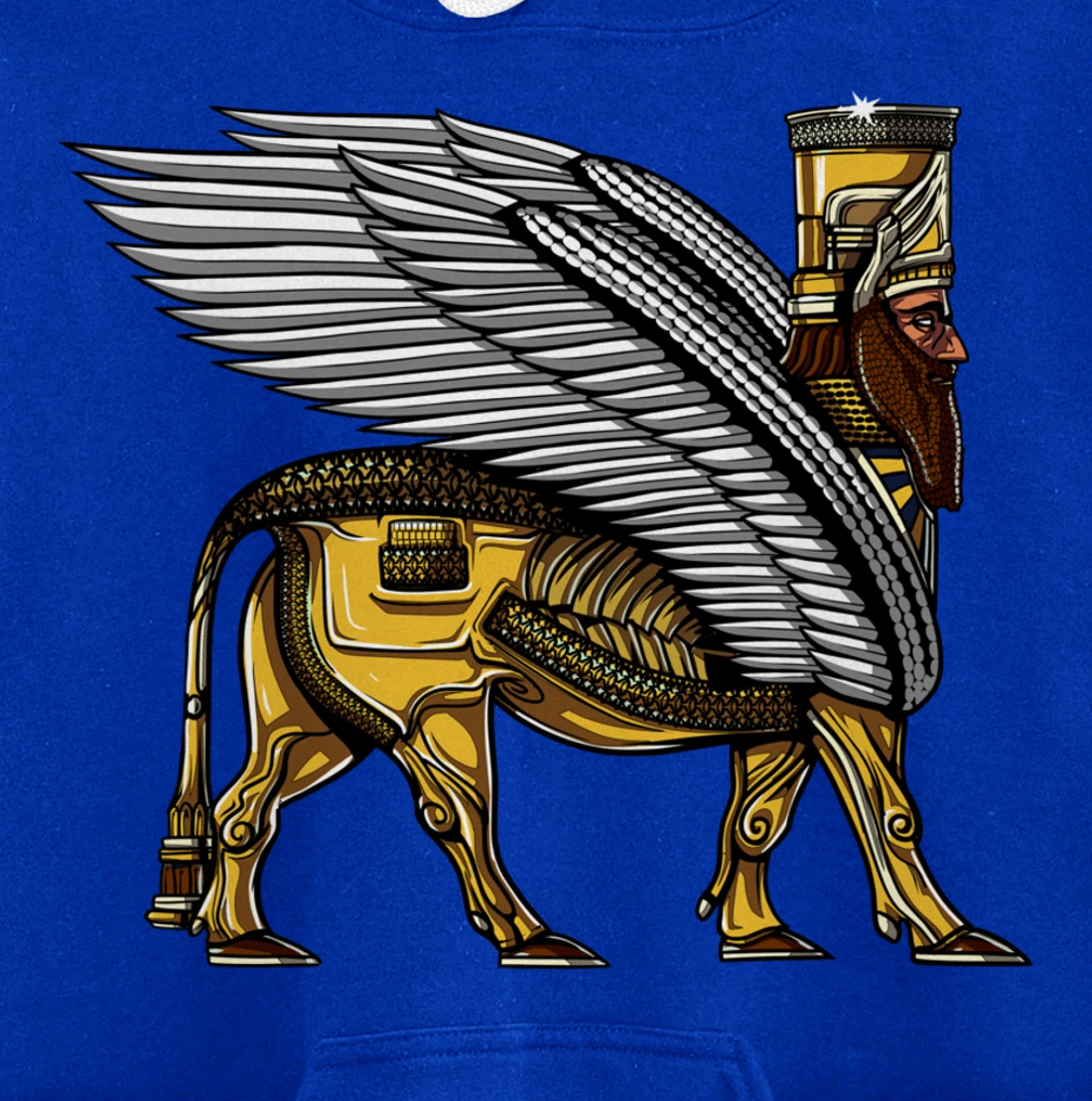Anunnaki Alien Gods Ancient Sumerian Guardian Pullover Hoodie