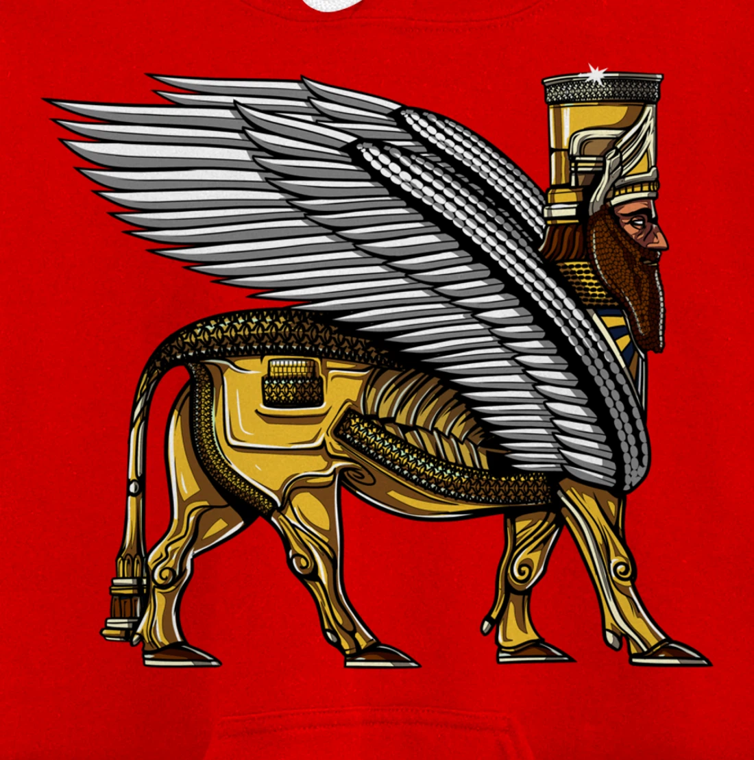 Anunnaki Alien Gods Ancient Sumerian Guardian Pullover Hoodie