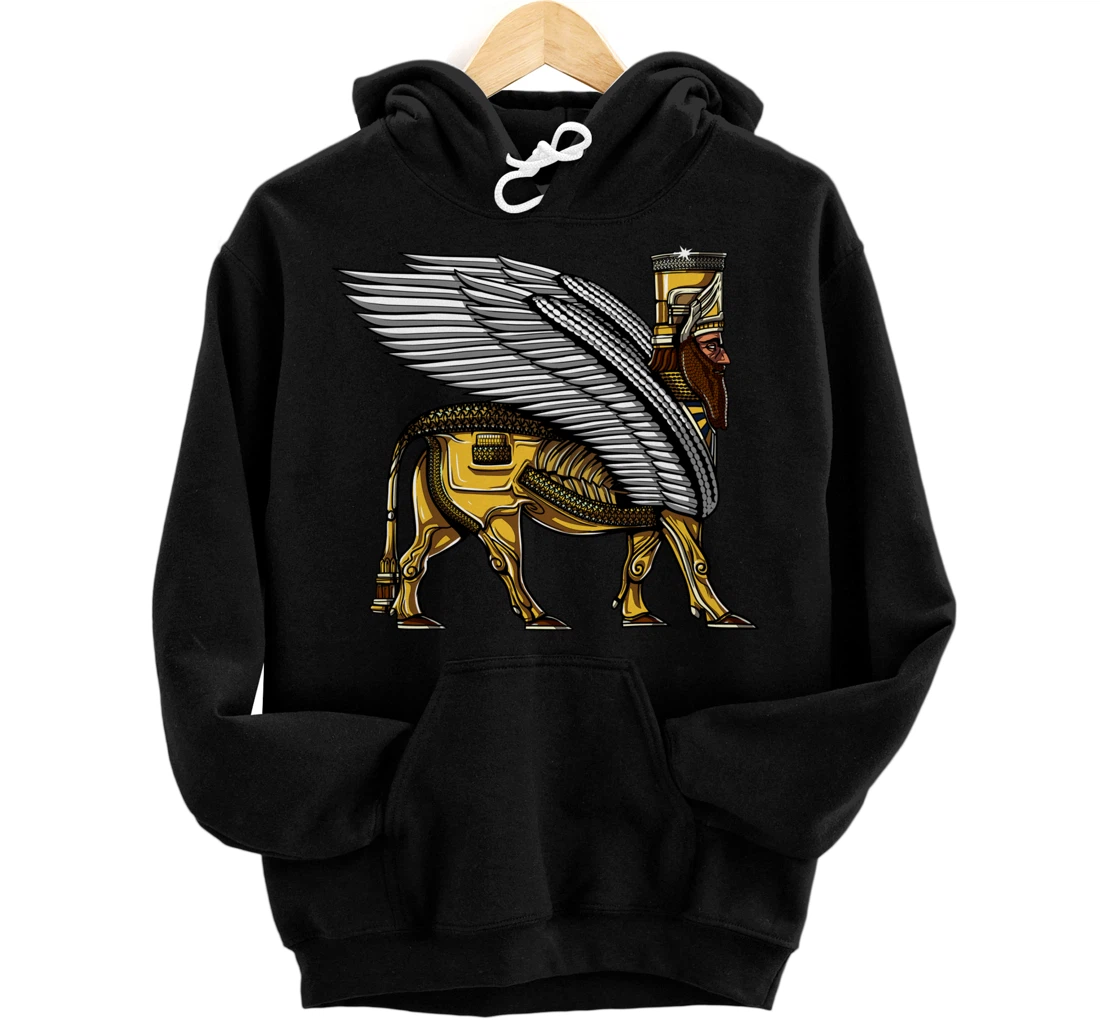 Anunnaki Alien Gods Ancient Sumerian Guardian Pullover Hoodie