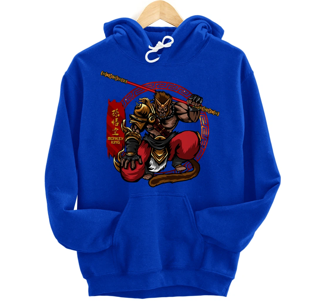 Monkey King Sun Wukong Ancient Chinese Mythology Gods Pullover Hoodie