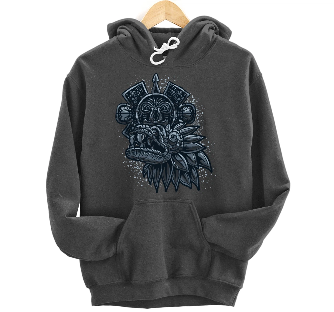 Aztec God Quetzalcoatl Cool Snake Dragon Inca Maya Gift Idea Pullover Hoodie